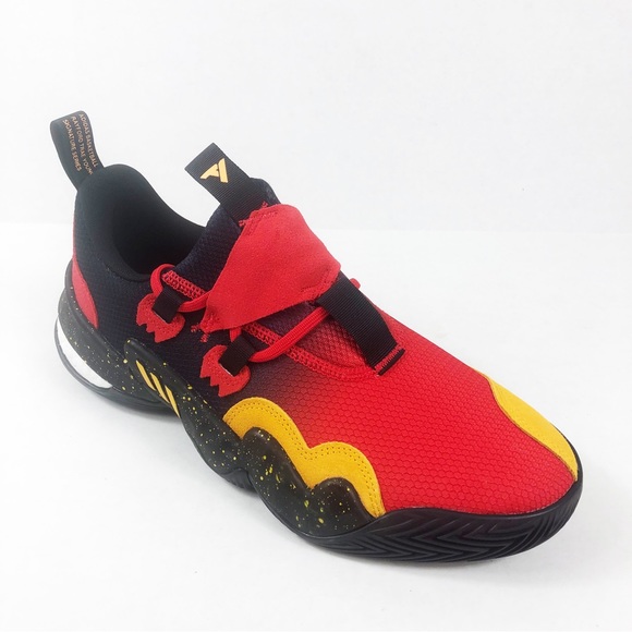 NWT Adidas Trae Young 1 Atlanta Hawks Basketball Shoe | Red Black Yellow | 10.5 main image 8